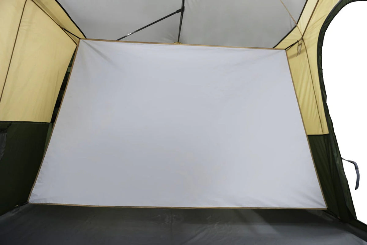 12 Person 3-Room Cabin Tent, Green F705447