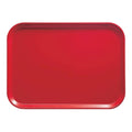 Signal Red Rectangular Fiberglass Camtray W878