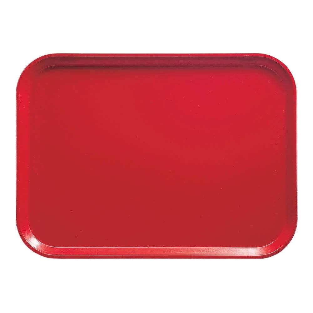 Signal Red Rectangular Fiberglass Camtray W878