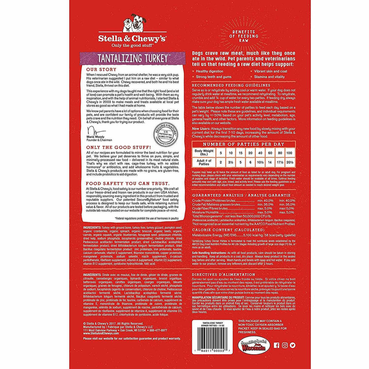 Freeze Dried Turkey Dinner Patties Dog Food I5463
