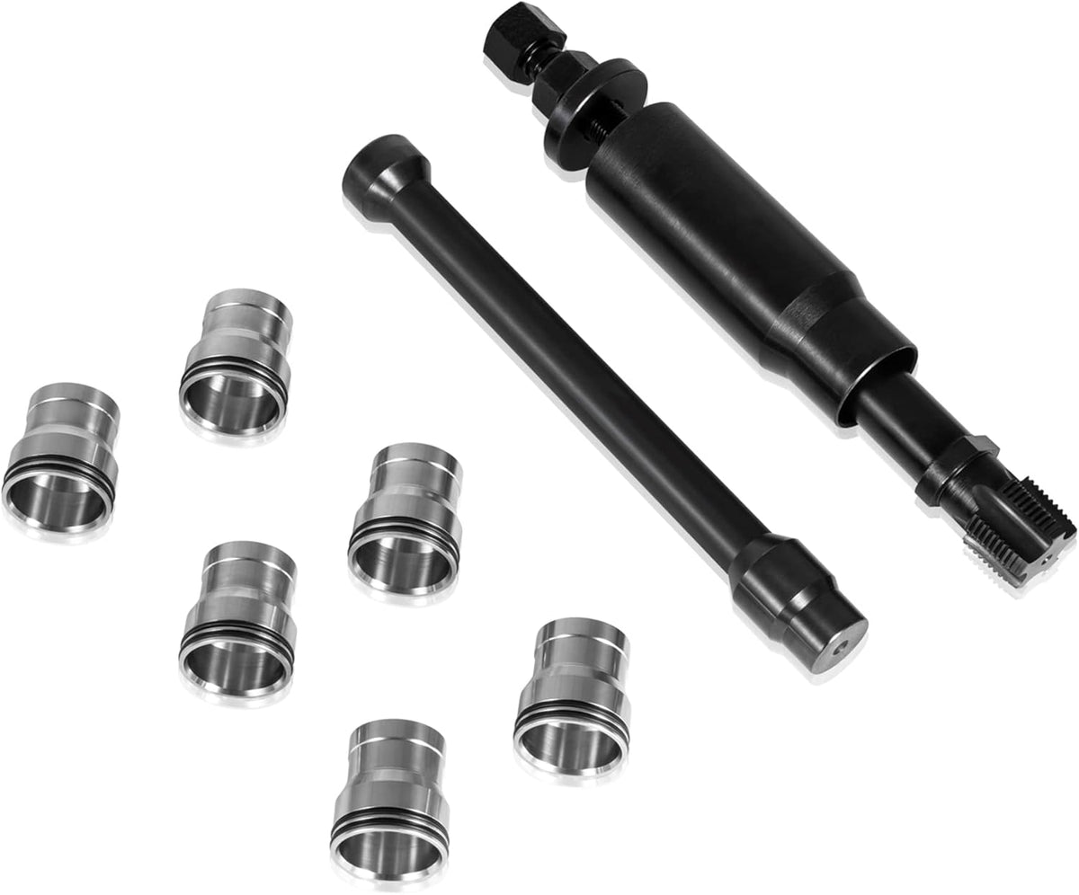 Injector Sleeve Cup Removal Installation Tool with Parts Kit for CAT 3126 C7 C9 HUEI Injectors S835