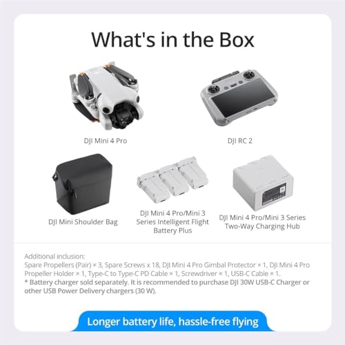 Folding Mini-Drone with 4K HDR Video Camera, Under 249 g, 34 Mins Flight Time W8911