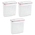 Clear 3-Pack 6 Qt. Cereal Storage Container O624346