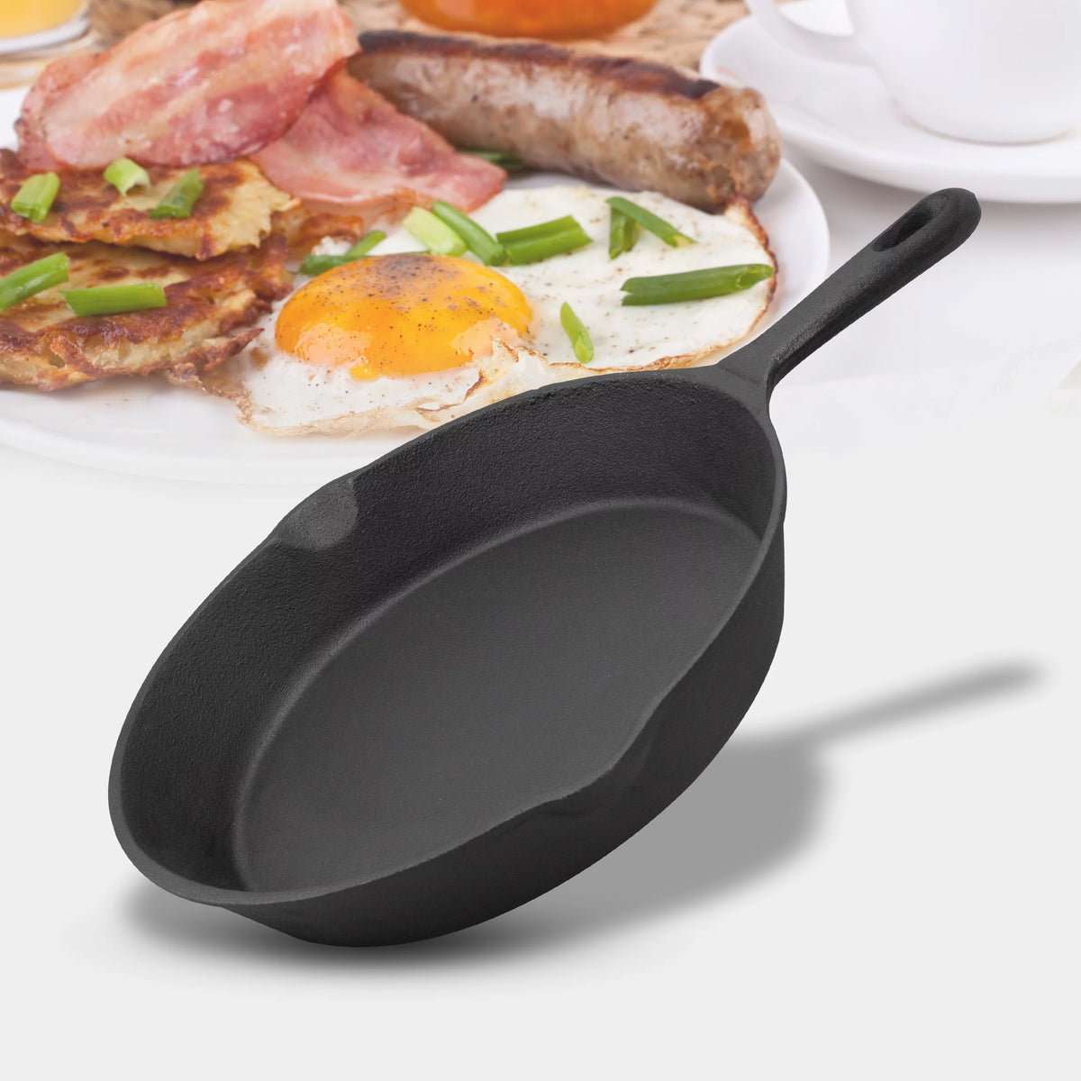 3 Pc Cast Iron Skillet Set O763778