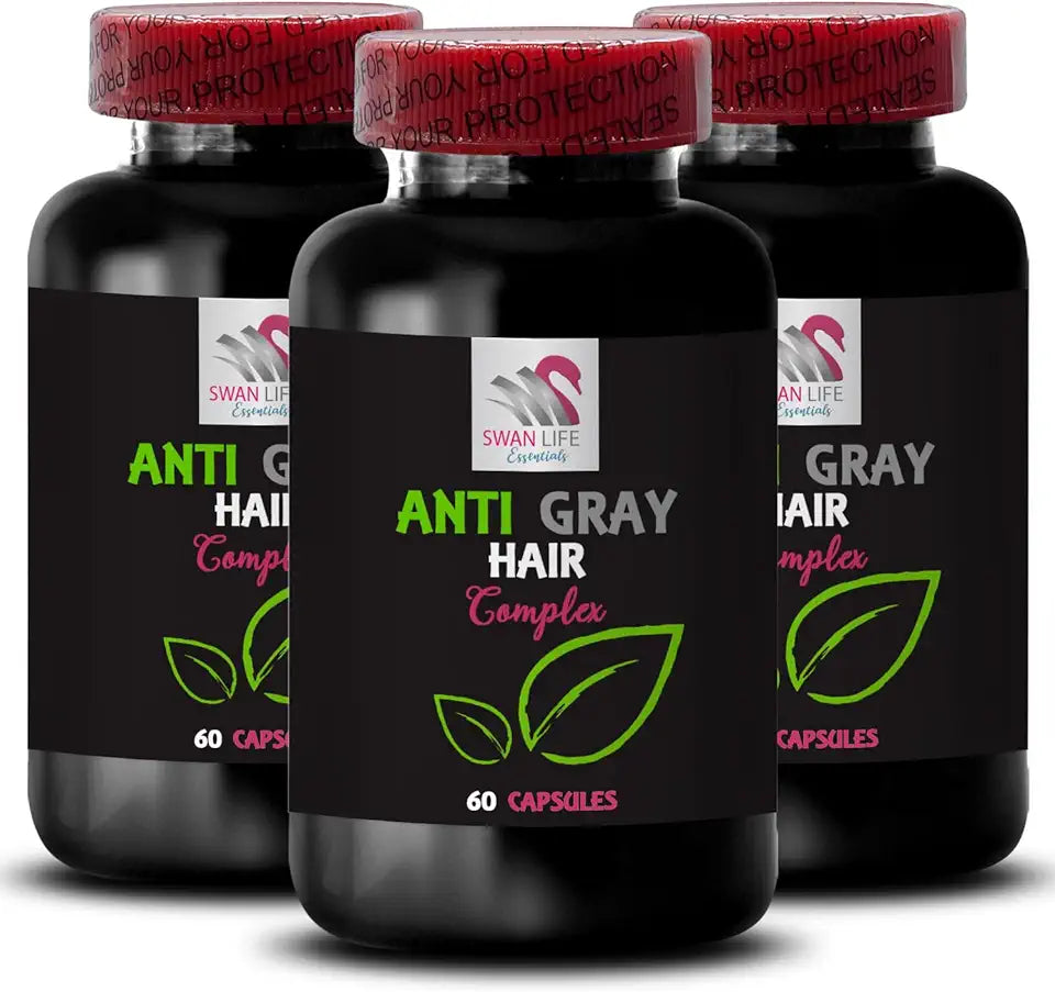 Anti Gray Hair Pills 180 Capsules A985728