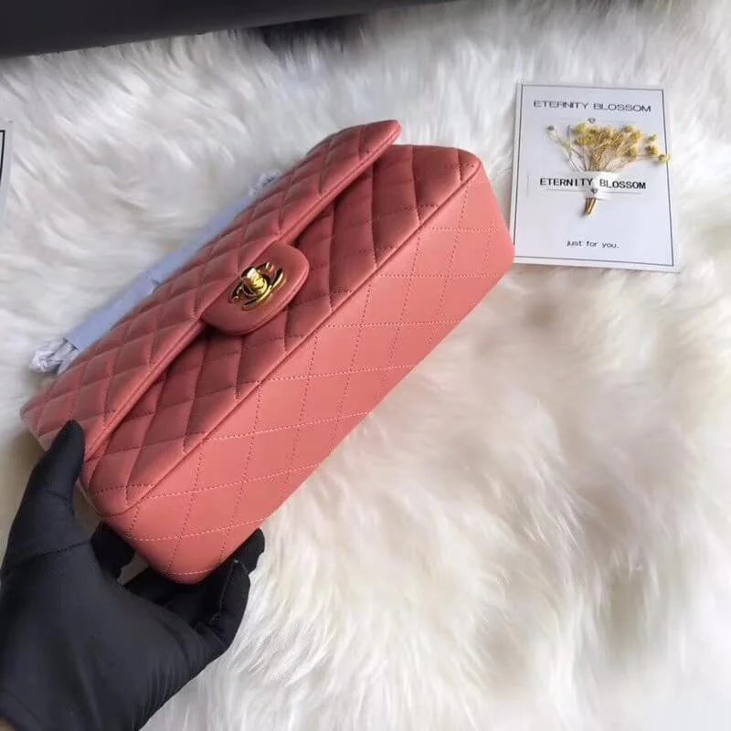 Lambskin Leather Flap Bag H3309