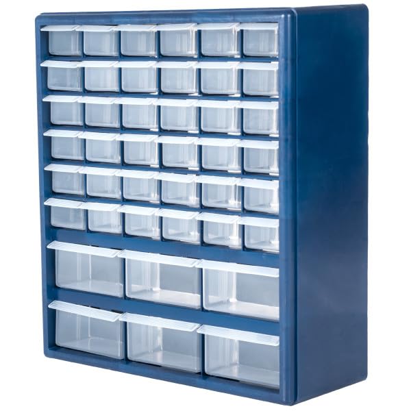 42 Compartment Plastic Storage Drawers B643