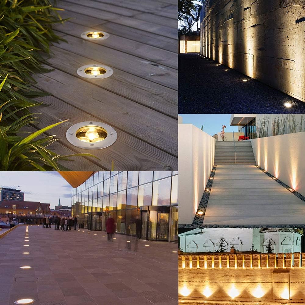 6 Pack 6W Warm White LED Landscape Lights R5593