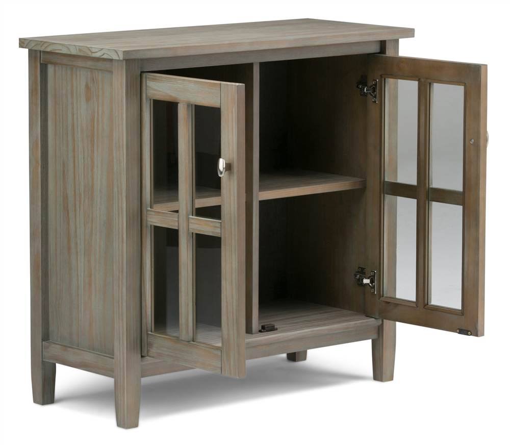 Distressed Grey Low Storage Cabinet O86214