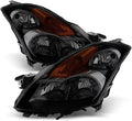 Black Housing Smoked Lens Headlights A3479