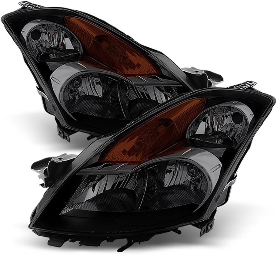 Black Housing Smoked Lens Headlights A3479