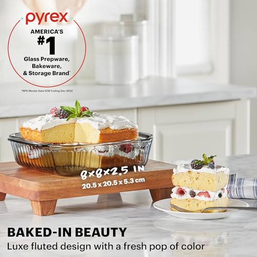 Smoke Glass Baking Dish with Lid Z471