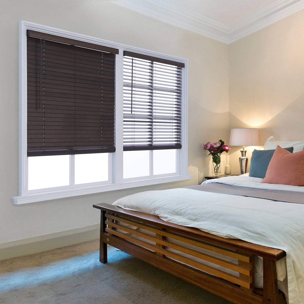 59x22 W x 72x22 L Brown Blind Z551