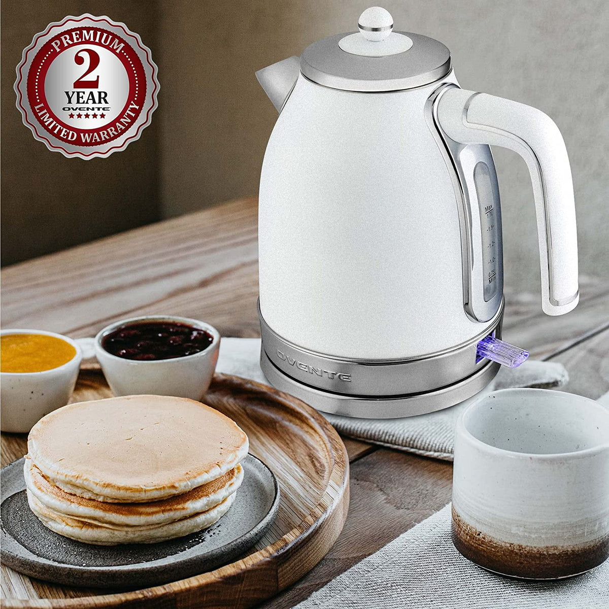 1.7 L Stainless Steel Electric Hot Water Kettle Z9282