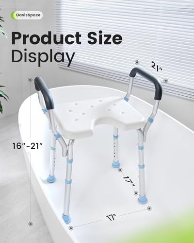 Heavy Duty Shower Chair with Back and Arms 300lb P692274