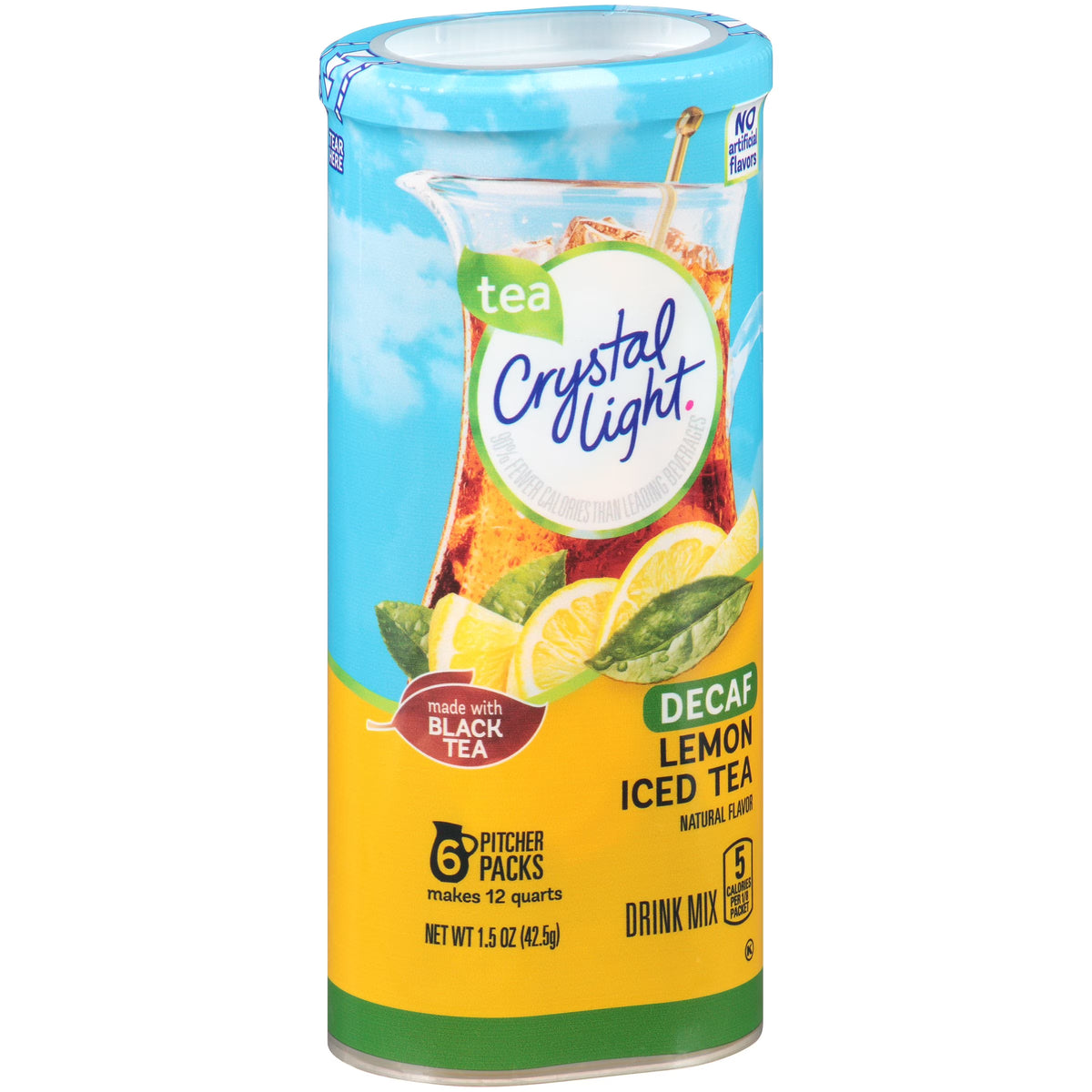 Decaf Iced Tea Drink Mix, 12-Quart Canister (Pack Of 6) Q84998