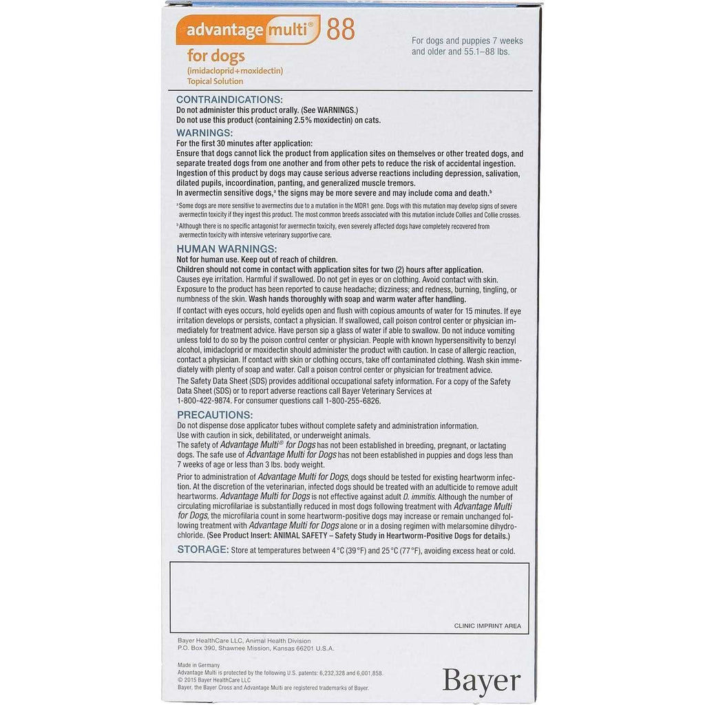 Advantage Multi for Dogs B636749
