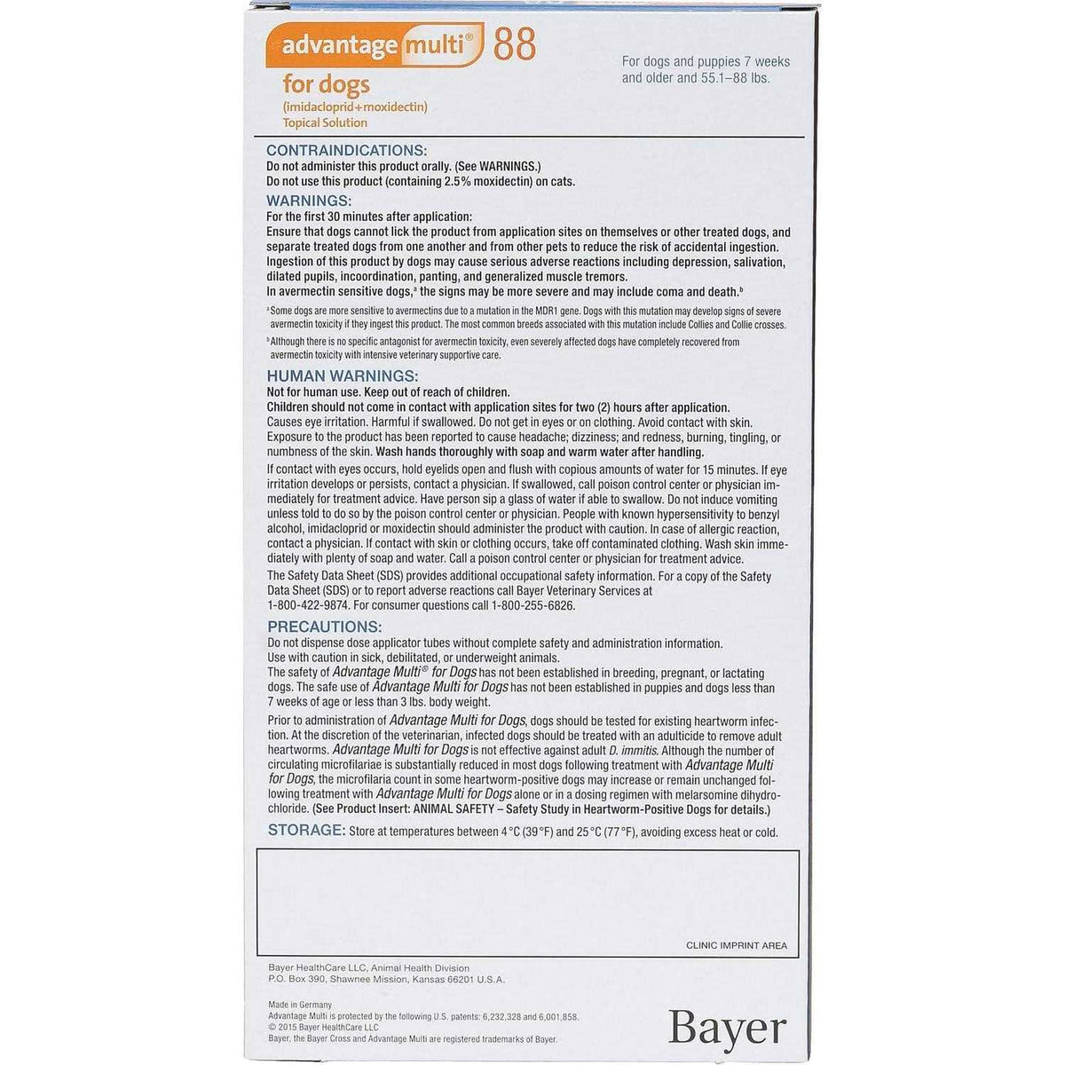 Advantage Multi for Dogs B636749