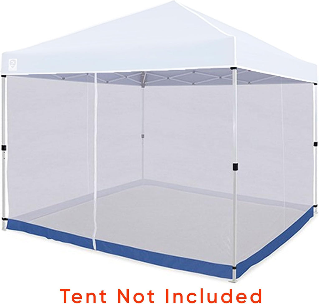 White 10 x 10 Foot Straight Leg Screen Room Mesh Canopy Tent Attachment F288