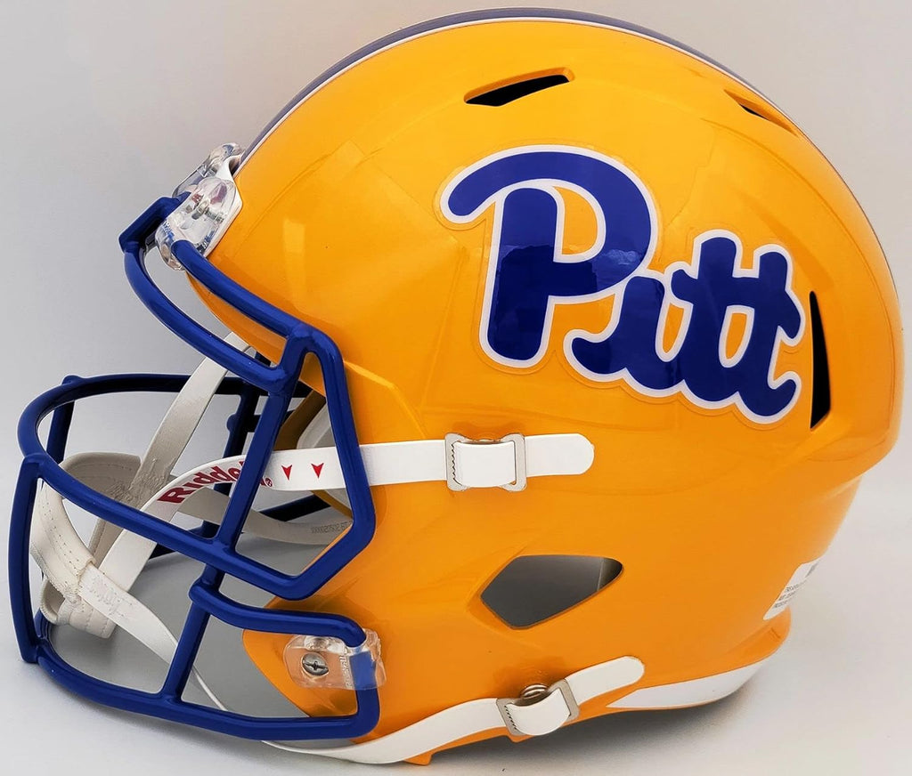Autographed Gold Full Size Speed Helmet H110196