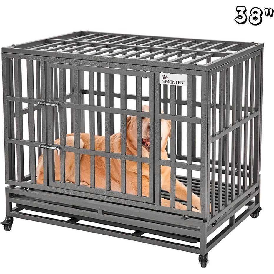 Heavy Duty Metal Dog Cage H26923