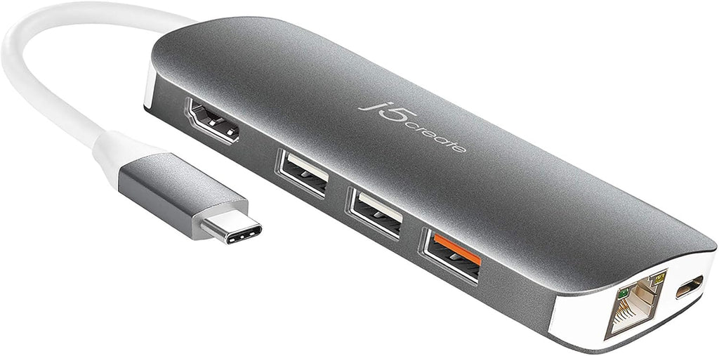 USB C Hub Adapter 10-in-1 Port Docking Station 4K HDMI, VGA, Ethernet, USB 3.0, MicroSD, SD, USB-C 3.1 + Power Delivery T612099
