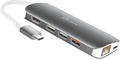 USB C Hub Adapter 10-in-1 Port Docking Station 4K HDMI, VGA, Ethernet, USB 3.0, MicroSD, SD, USB-C 3.1 + Power Delivery T612099