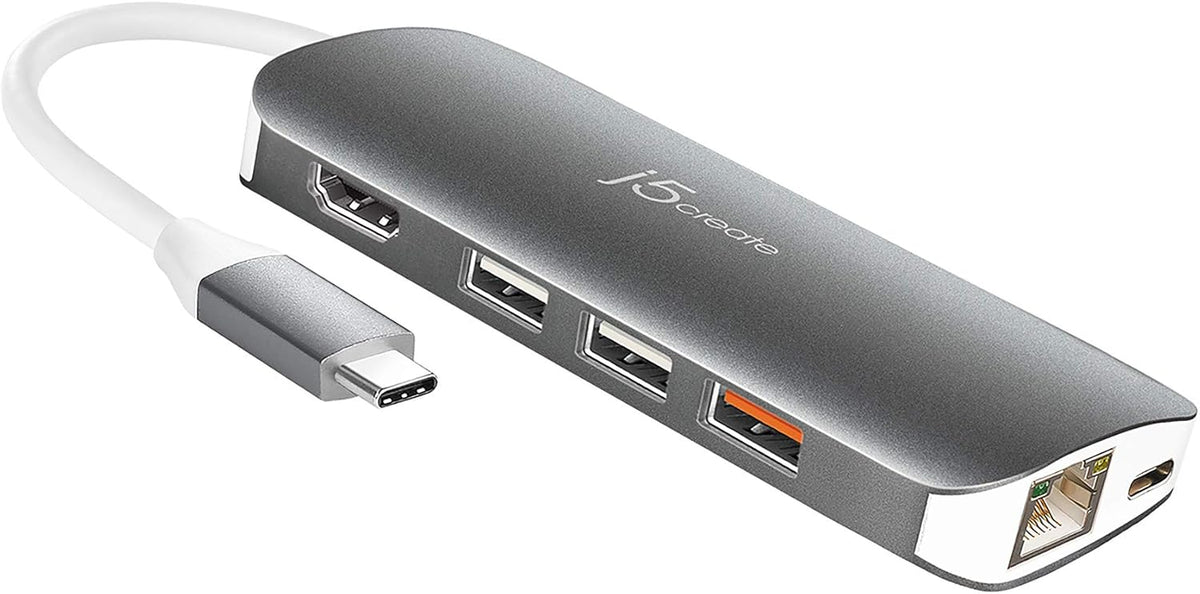 USB C Hub Adapter 10-in-1 Port Docking Station 4K HDMI, VGA, Ethernet, USB 3.0, MicroSD, SD, USB-C 3.1 + Power Delivery T612099