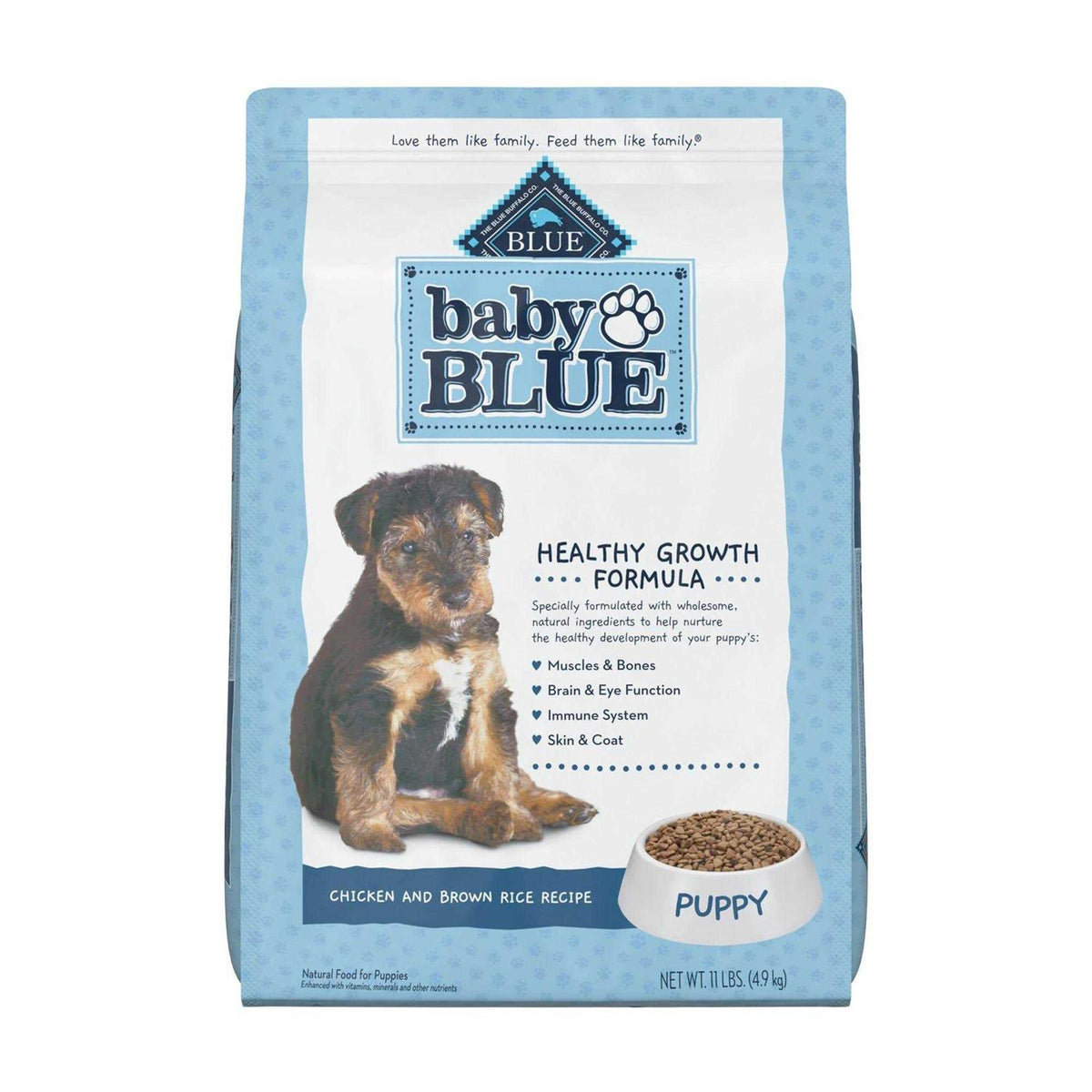 Chicken and Brown Rice Puppy Dry Dog Food L9180