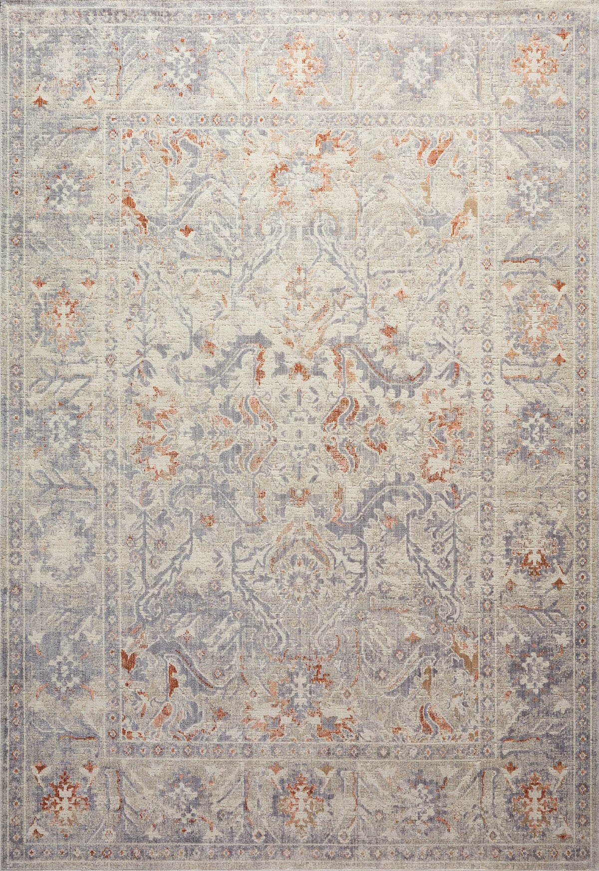 Oatmeal Lavender 6'3 x 9' Rug I974526