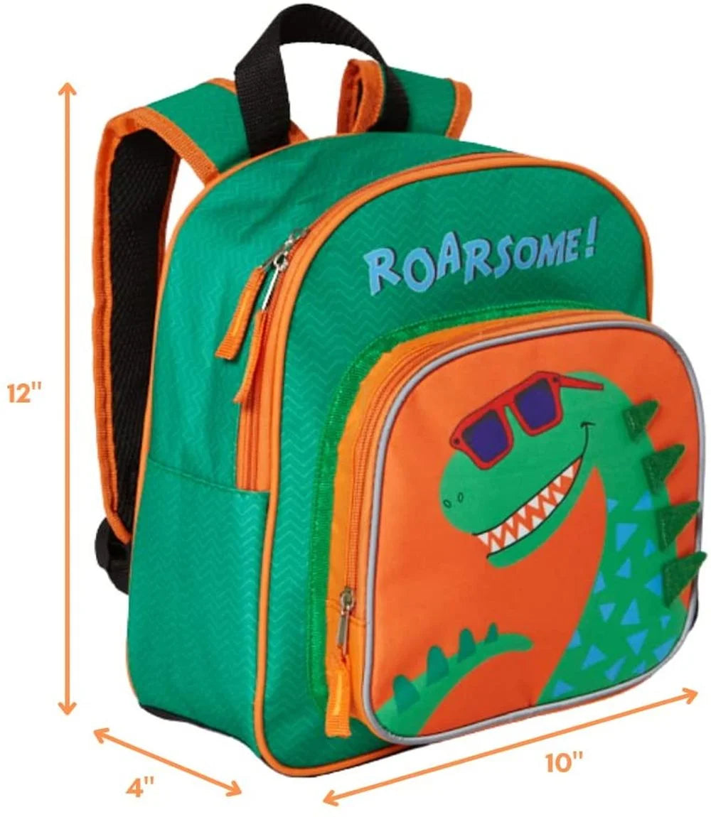 Dinosaur Toddler Mini Backpack with Water Bottle 2 Piece Set Z58891
