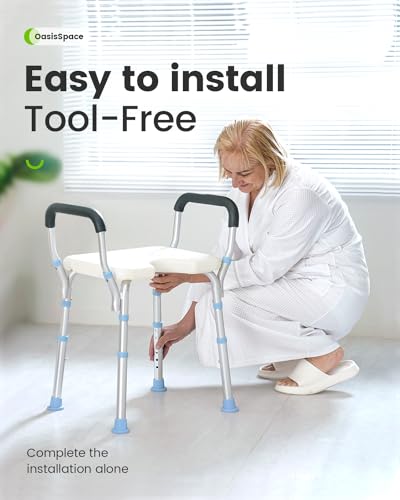 Heavy Duty Shower Chair with Back and Arms 300lb P692274