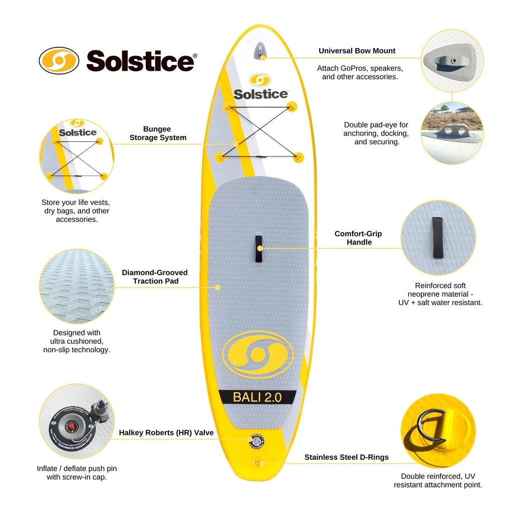 10.5 Foot Inflatable Paddle Board Set with Camera Mount X1833