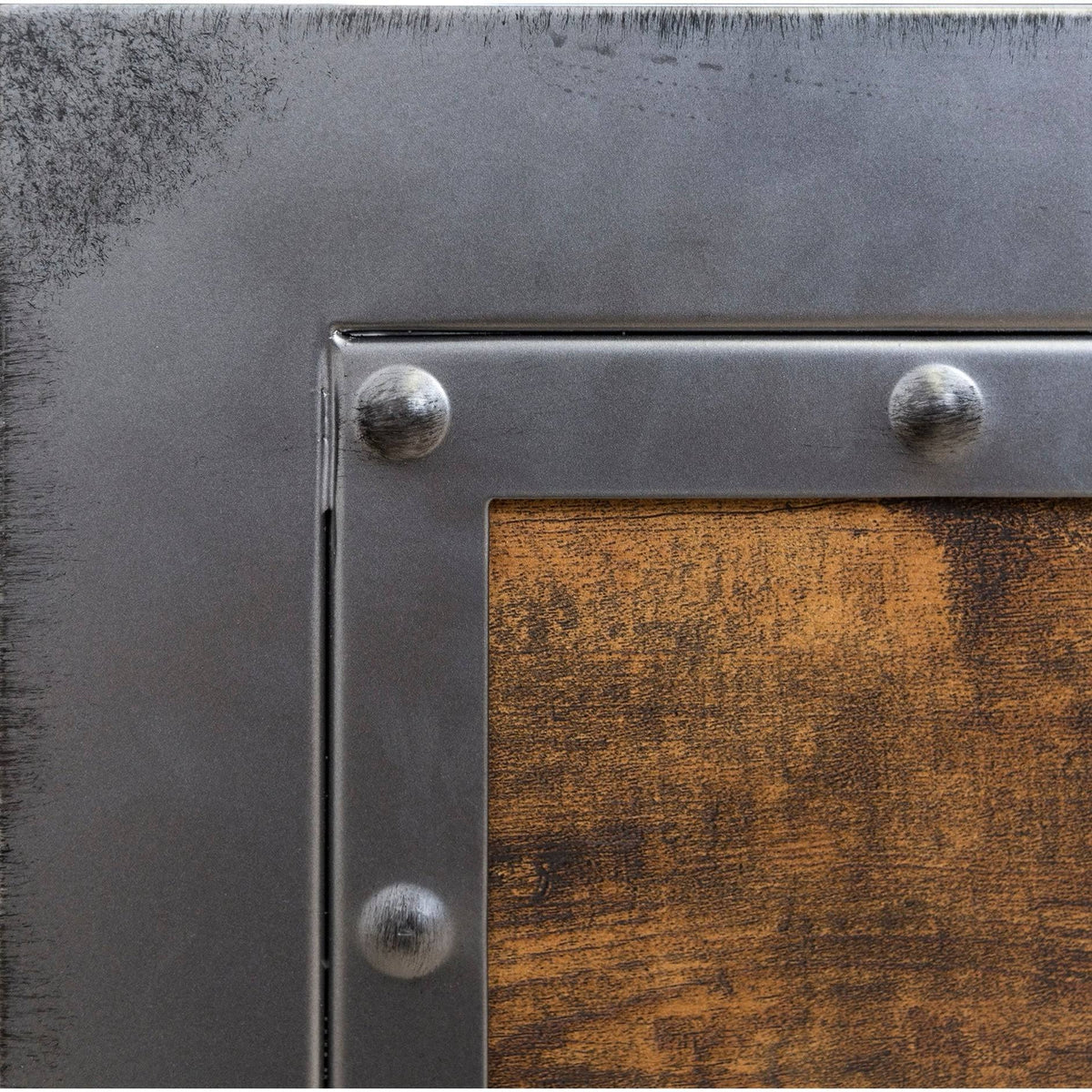 Queen Metal and Wood Headboard M171