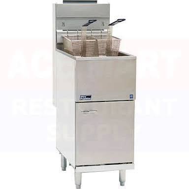 Medium Duty 35 lb Capacity Natural Gas Fryer H60461
