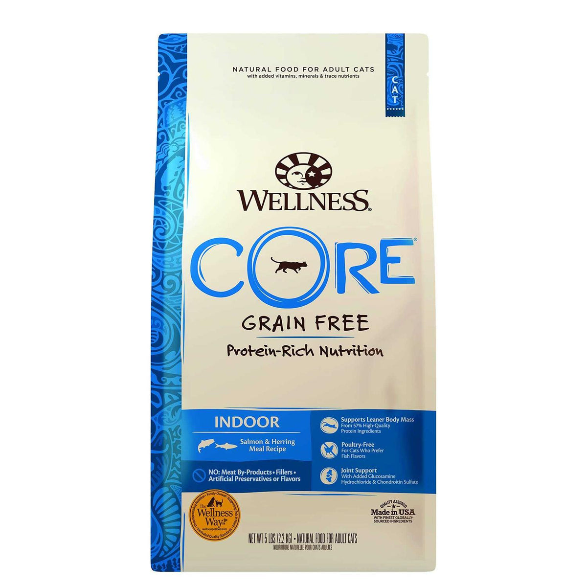 Grain-Free Indoor Salmon & Herring Meal Dry Cat Food H27049