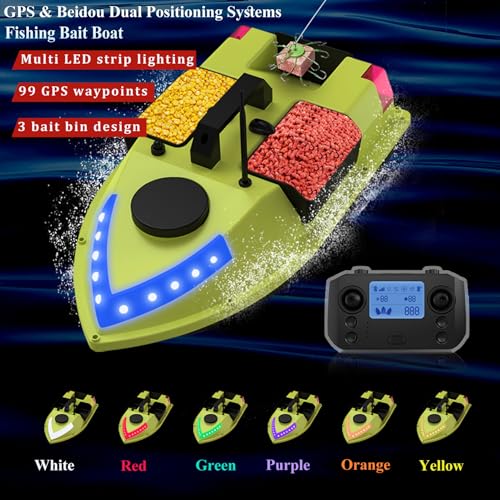 RC Fishing Bait Boat with GPS Auto Navigation Cruise Control I60755