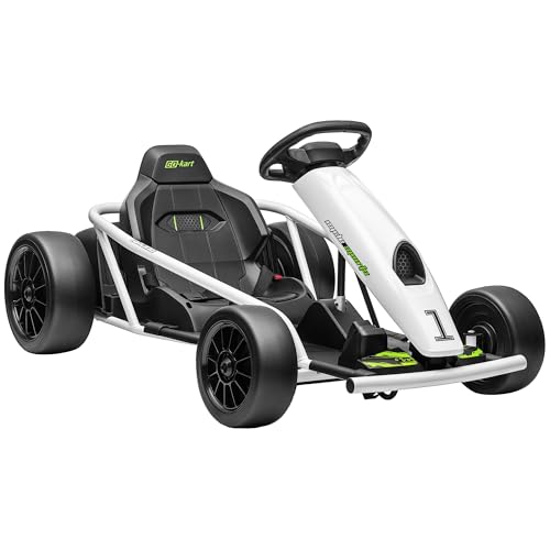 White 24V Electric Go Kart T8610