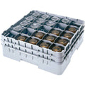 Soft Gray Glass Rack, 30 Compartments, Full Size U102983