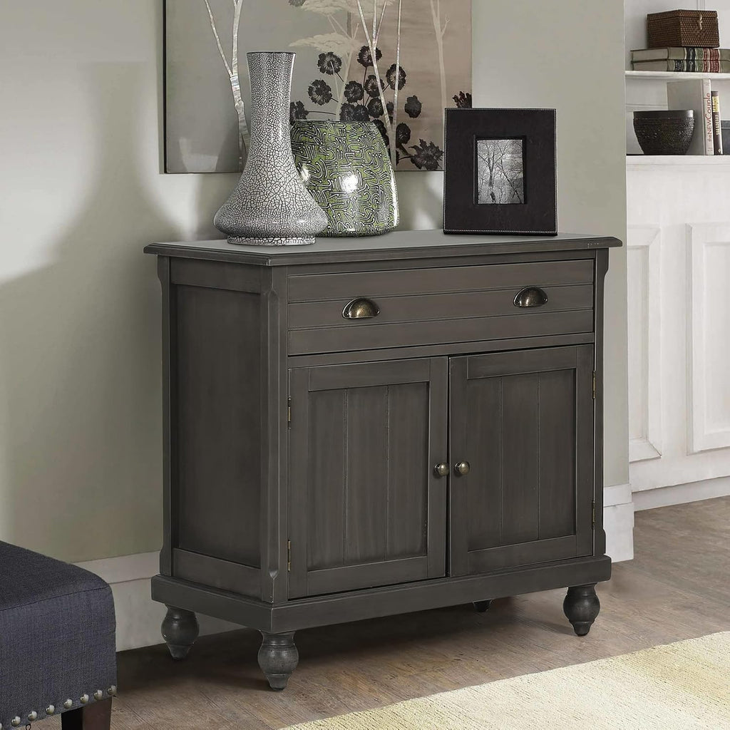 Blue Teal Storage Cabinet with 2 Doors B446