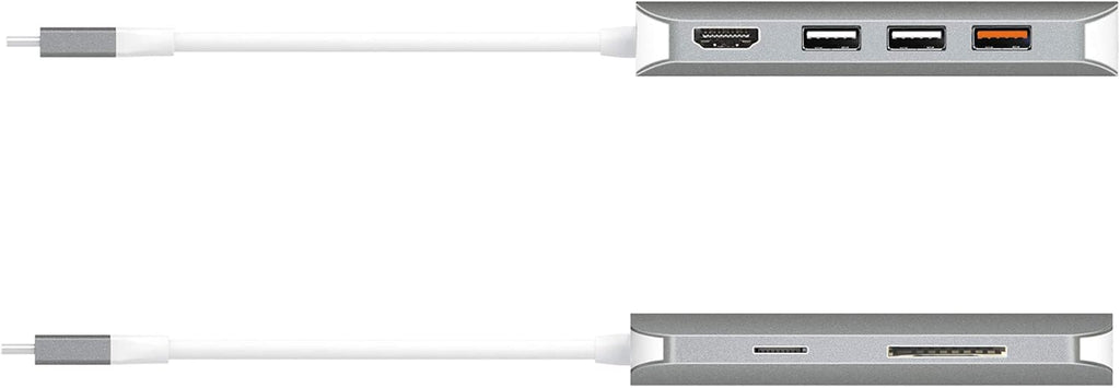 USB C Hub Adapter 10-in-1 Port Docking Station 4K HDMI, VGA, Ethernet, USB 3.0, MicroSD, SD, USB-C 3.1 + Power Delivery T612099