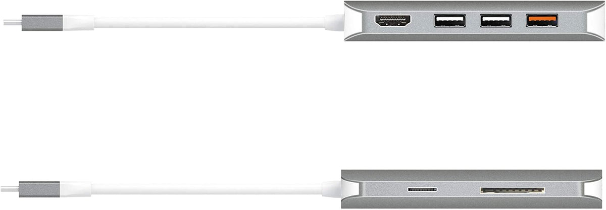 USB C Hub Adapter 10-in-1 Port Docking Station 4K HDMI, VGA, Ethernet, USB 3.0, MicroSD, SD, USB-C 3.1 + Power Delivery T612099