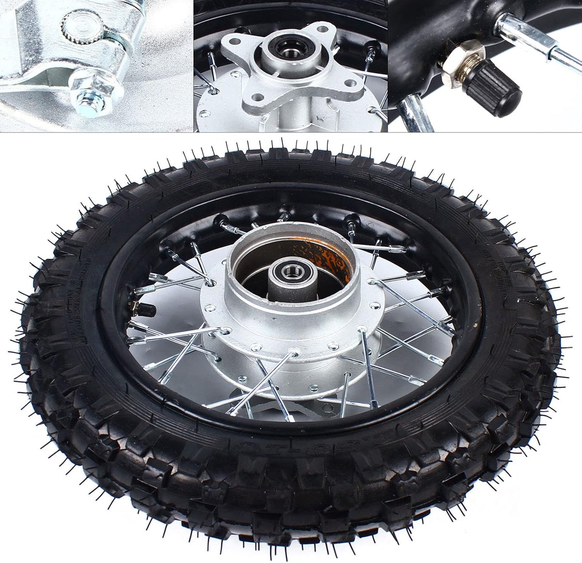 2.5-10" Rear Wheel Tire Assembly for Dirt Pit Bike P7536