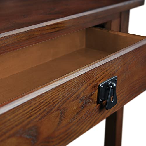 Medium Oak Wood Console Table K193936