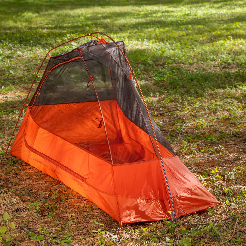 1-Person Lightweight Backpacking Tent, Orange C35076
