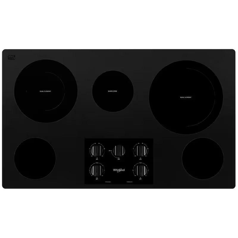 36 in. Black Electric Ceramic Glass Cooktop with 5 Elements P479