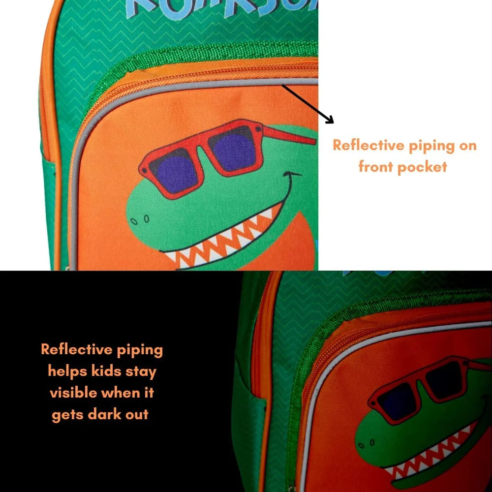 Dinosaur Toddler Mini Backpack with Water Bottle 2 Piece Set Z58891