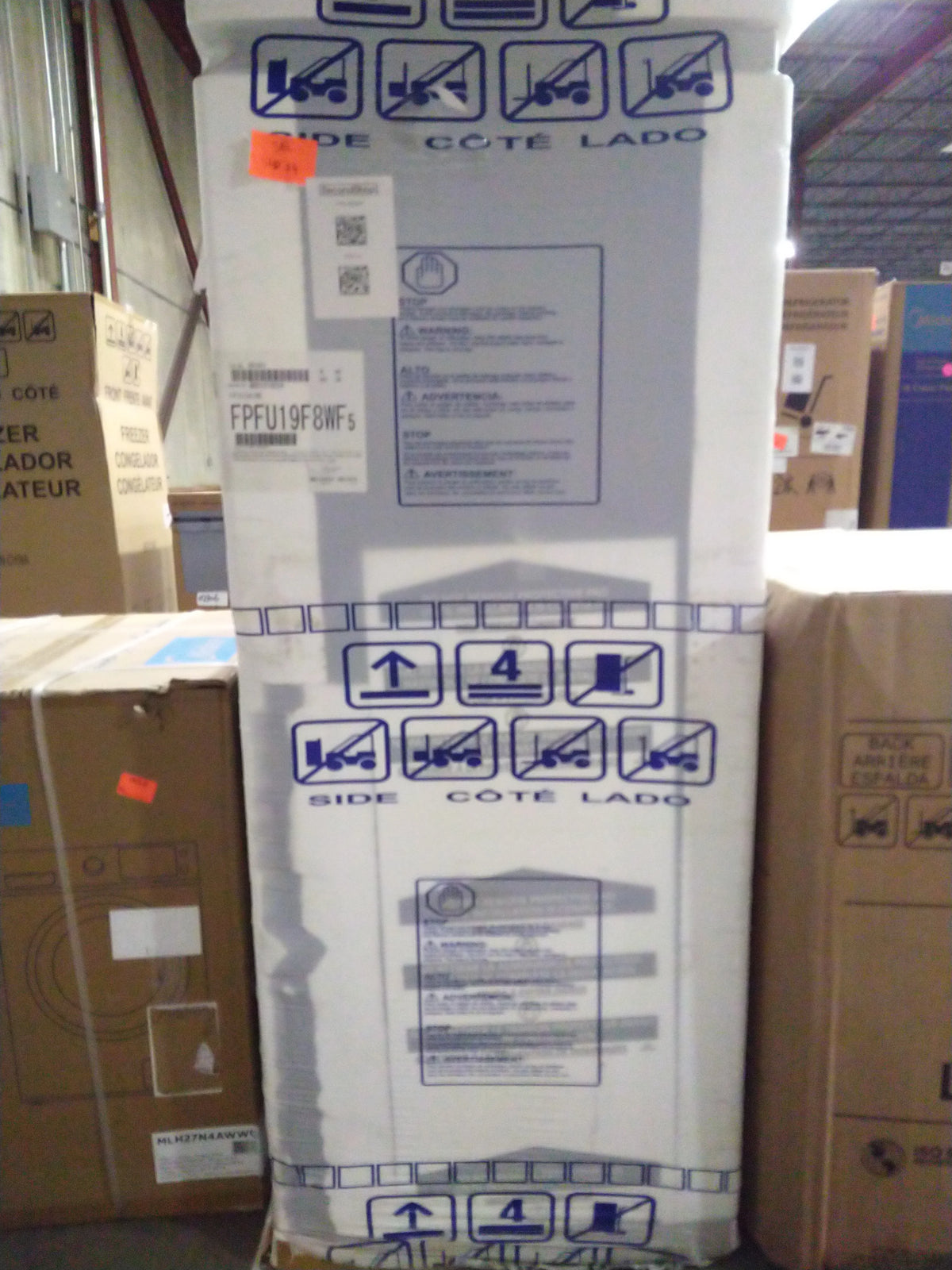 33 In. 19 Cu. Ft. Stainless Steel Single Door All Refrigerator J53063