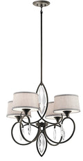 4 Light Chandelier Olde Bronze R2943