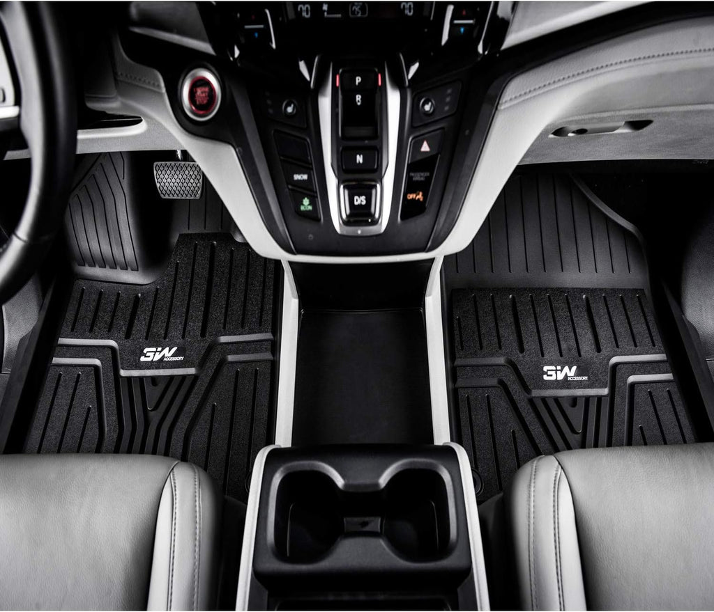Black TPE All Weather Custom Fit Floor Liner and Cargo Mats E611312